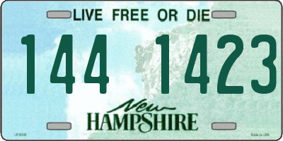 NH license plate 1441423