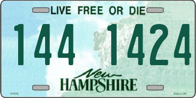 NH license plate 1441424