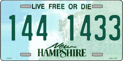 NH license plate 1441433
