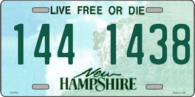 NH license plate 1441438