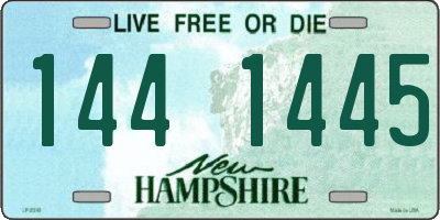 NH license plate 1441445