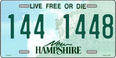 NH license plate 1441448