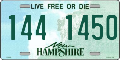 NH license plate 1441450