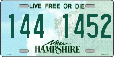 NH license plate 1441452