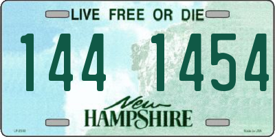 NH license plate 1441454