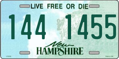 NH license plate 1441455