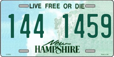 NH license plate 1441459