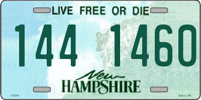NH license plate 1441460