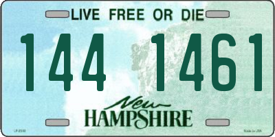 NH license plate 1441461