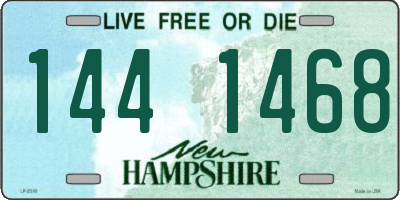 NH license plate 1441468