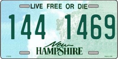 NH license plate 1441469