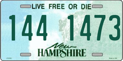 NH license plate 1441473