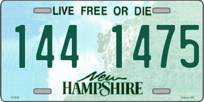NH license plate 1441475