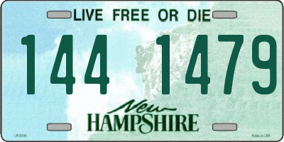 NH license plate 1441479