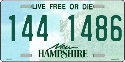 NH license plate 1441486