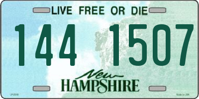 NH license plate 1441507