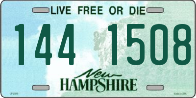 NH license plate 1441508
