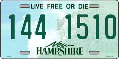 NH license plate 1441510