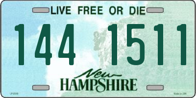 NH license plate 1441511