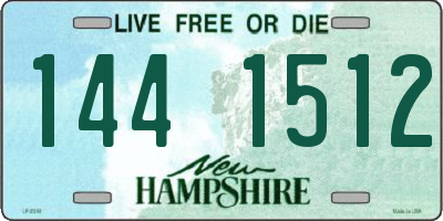 NH license plate 1441512