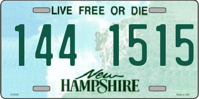 NH license plate 1441515