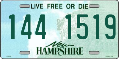 NH license plate 1441519