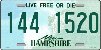 NH license plate 1441520