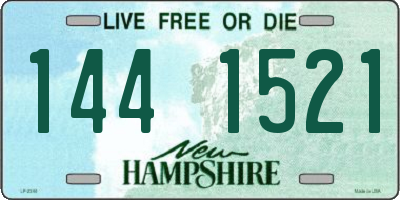 NH license plate 1441521