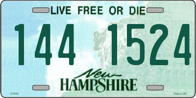 NH license plate 1441524