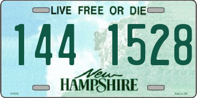 NH license plate 1441528