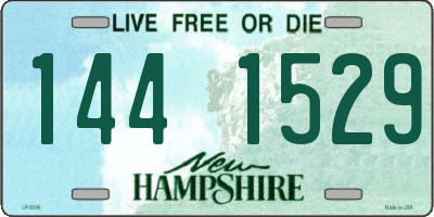 NH license plate 1441529