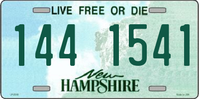 NH license plate 1441541