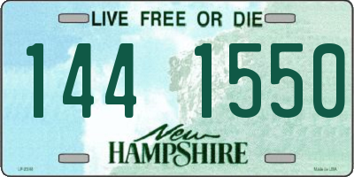 NH license plate 1441550