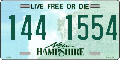 NH license plate 1441554