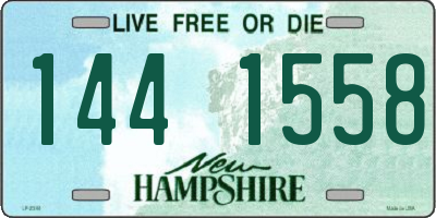 NH license plate 1441558