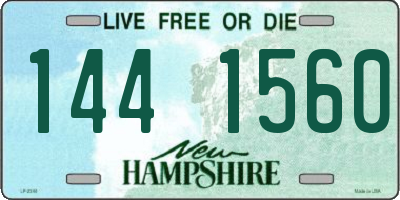 NH license plate 1441560