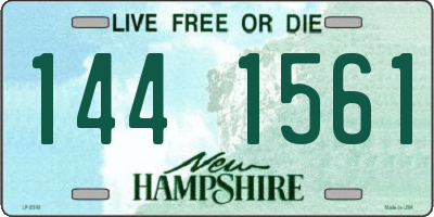 NH license plate 1441561