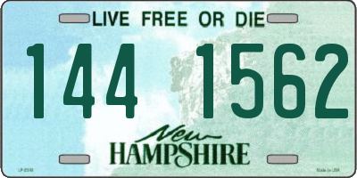 NH license plate 1441562
