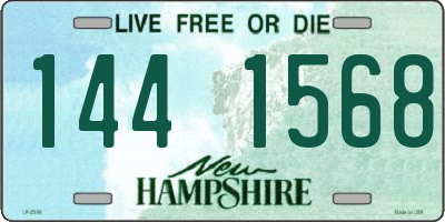 NH license plate 1441568