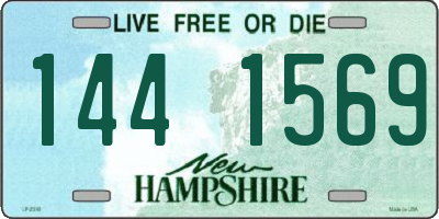 NH license plate 1441569