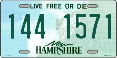 NH license plate 1441571