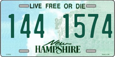 NH license plate 1441574