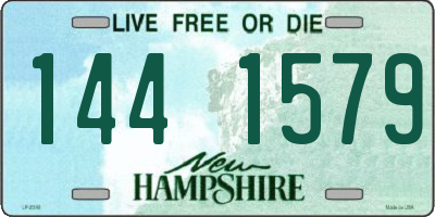 NH license plate 1441579