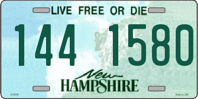 NH license plate 1441580
