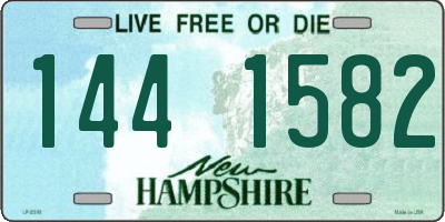 NH license plate 1441582