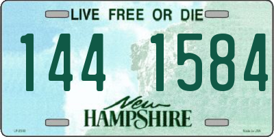 NH license plate 1441584