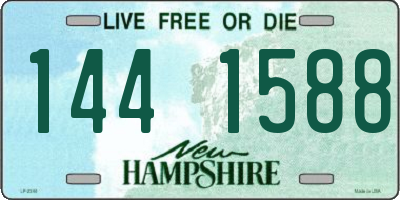 NH license plate 1441588