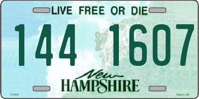 NH license plate 1441607