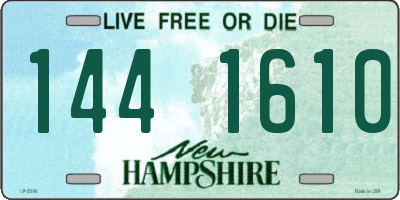 NH license plate 1441610