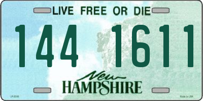 NH license plate 1441611